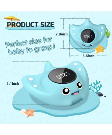 BabyElf Baby Bath Thermometer - Floating Bathtub Toy for Infant - Mute Visual Alert - Fahrenheit - Buy Online on SooperMarket.com