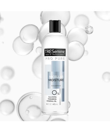 TRESemm Pro Pure Daily Moisture Shampoo 16 oz - Pack of 4 | Paraben & Dye Free | Micellar Moisture Formula - Buy Online on SooperMarket.com