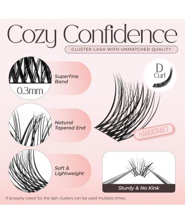 LASHVIEW DIY Lash Extension Kit - Cluster Lashes with Bond & Seal Remover Applicator & Brush for Perfect Eyelash Extensions - Buy Online on SooperMarket.com