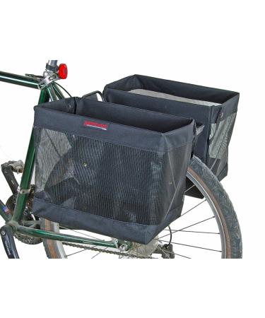 Bushwhacker Omaha - Bicycle Grocery Pannier Cycling Rack Basket Bike Rear Bag Rear Accessories - Sold as Pair