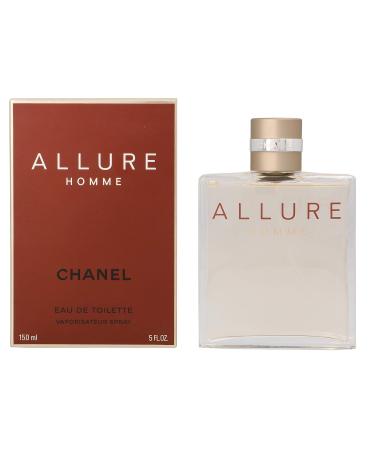 Allure Homme by Chanel EDT Spray 5.0 oz (150 ml) (m) Fresh Lemon Sandalwood Vanilla 5 Fl Oz (Pack of 1) - Buy Online on SooperMarket.com