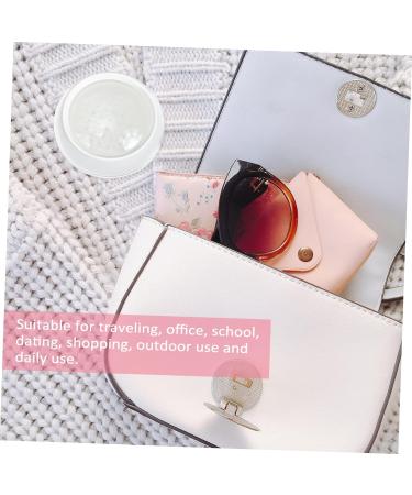 PLAFOPE Box Powder Box Empty Powder Make up Powder Puff Fluffy Puff Case Powder Compact Jar Plastic Pp White - Buy Online on SooperMarket.com