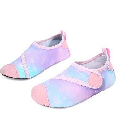 JIASUQI Kids Water Shoes Quick Dry Aqua Socks 3.5/4.5 UK - Easy Light Pink - Buy Online on SooperMarket.com