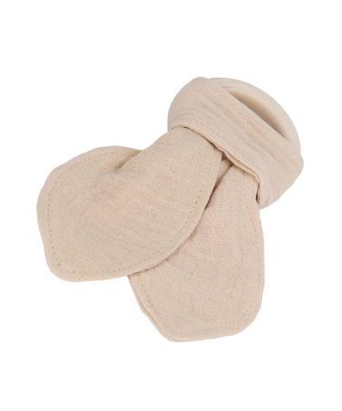Baby Teething Wooden Ring - Bunny Ears Design | Soothing Cotton Gauze Bite-Resistant | Ideal Teething Relief (Khaki) - Buy Online on SooperMarket.com