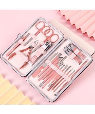 Verdant Touch Nail Care Tools Professional Manicure Pedicure Kit 18-in-1 Nail Clippers Set Rose GoldNail Care Tools - Buy Online on SooperMarket.com