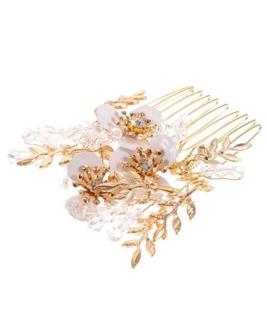 ABOOFAN Hair Combs for Women Decorative Hair Comb Wedding Hair Combs for Wedding Fairy Jewelry for Women Wedding Hair Clip Decorative Hair Comb Accessories Zinc Alloy Bride Dress