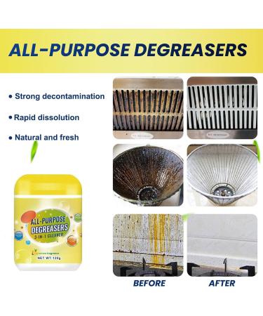 Protective Kitchen Cleaner Kitchen Powder Foam Degreaser Kitchen Oil Stains Grease Cleaning Powder for Heavy Oil Stain and Grease Removal Puchen - Buy Online on SooperMarket.com