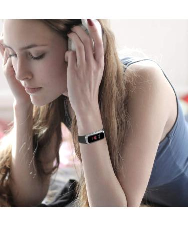 Adjustable Soft Silicone Band for Samsung Galaxy Fit SM-R370 - 1 Pack Black - Buy Online on SooperMarket.com