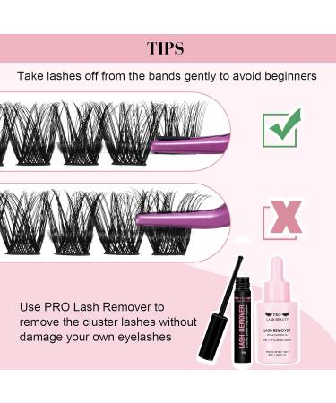 192 Pcs Lash Clusters 2 Styles Mixed Cluster Lashes DIY Eyelash Extensions Eyelash Cluster Extension DIY Individual Lashes Super Thin Band Soft and Easy to Wear (Into You-01+Into You-02 D-Mix) 8-16mix(192PCS)D Curl Into You-01+Into You-02 - Buy Online on SooperMarket.com