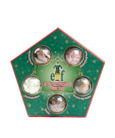 Elf Hot Chocolate Delight: Premium 86g Gift Set with Cocoa Cookies Crushed Sugar Marshmallows and Sprinkles Festive and Sweet Holiday Trea