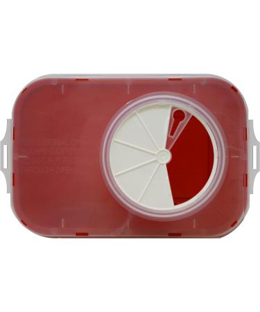 2 Gallon Sharps and Biohazard Waste Disposal Container with Chimney Top Lid - Pack of 2 | Oakridge Products - Buy Online on SooperMarket.com