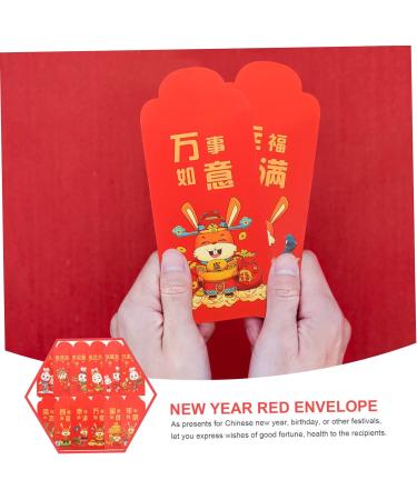 ABOOFAN 72 pcs Kids red envelopes Wallet Bag Chinese Zodiac Wedding aldult Festive Piggy Bank Paper Pocket red Envelope Lovely red envelopes Rabbit Envelope See envelopes Gift Paper Money - Buy Online on SooperMarket.com