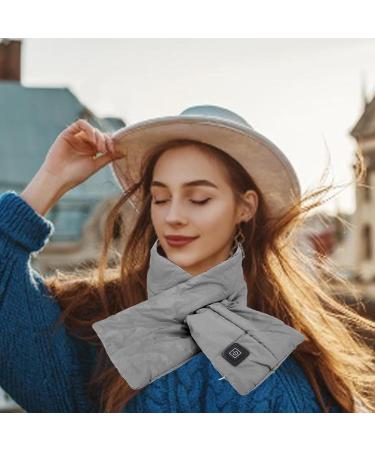 Trisar Heating Scarf - Adjustable Easy to Clean Electric Heating Scarf for Comfortable Office Use - Gray - Buy Online on SooperMarket.com
