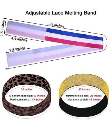 Wig Elastic Bands - 2PCS Lace Melting Bands for Edges, Flag Color - Buy Online on SooperMarket.com