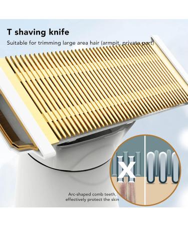 5 in 1 Women Electric Trimmer | Waterproof Rechargeable Pubic Hair Clippers & Body Depilator for Face Nose Eyebrows - Low Noise International Shipping Available - Buy Online on SooperMarket.com
