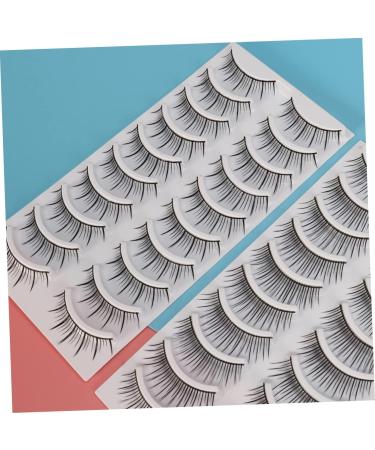 HAPINARY Beauty Fake Eyelashes 80 Pairs Fake Lashes Fake Eyelashes Eyeliner Pencil False Eyelashes Natural Eyelashes Cross Section Cosplay Lashes - Buy Online on SooperMarket.com