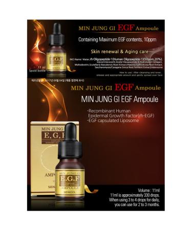 Buy Sidmool EGF Ampoule 11ml - Firming Skin with Liposome Technology & Snail Extract | International Shipping Available - Buy Online on SooperMarket.com