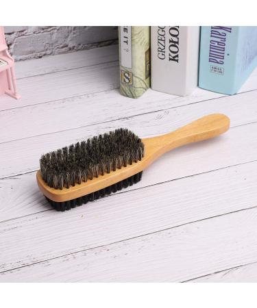 Ankroyu Double-Sided Beard Brush Set | Wooden Handle & Face Hair Trim Brush for Men | Perfect for Grooming & Bar Cleaning - Buy Online on SooperMarket.com