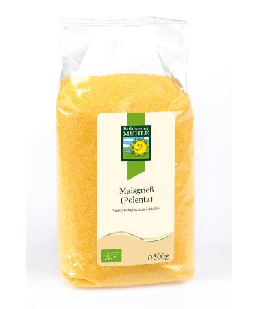 Bohlsener M hle Organic Corn Semolina Polenta (6 x 500 gr) 500 g (pack of 6)
