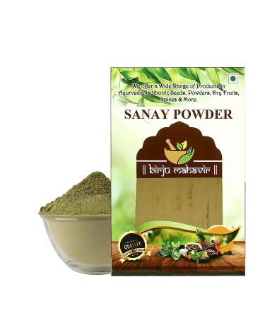 AOZA Mahavir Senna Leaf Cassia Angustifolia Sonamukhi Patta Sanay Patti Powder Natural 400 g