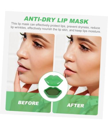 20pcs Lip Mask Set with Blue Headband & Brush - Moisturizing Sleeping Masks for Dry Lips - Hydrating Treatments & Care - Buy Online on SooperMarket.com