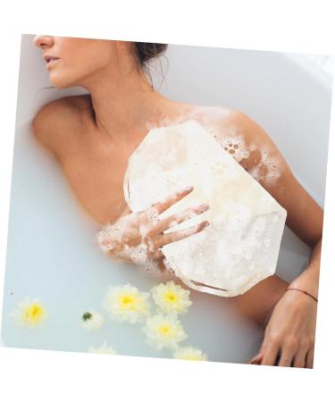 NOLITOY Exfoliating Back Rub Bath Towel & Washcloth with Handles | Long Body Scrubber for Shower | Nylon Foaming Puff - Ideal for a Refreshing Bath Experience - Buy Online on SooperMarket.com