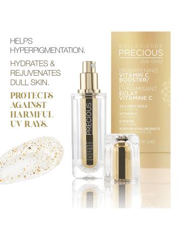 Buy Bellapierre 24k Gold Serum & Vitamin C Booster - Brightening Rejuvenating All Natural Face & Eye Care (30ml) - Shop Internationally - Buy Online on SooperMarket.com