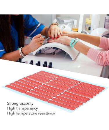 10 Sheet Nail Art Mounting Tape Salon Double Sided Adhesive Tape Accessory Nail Tip Fixation Tools Strong Viscosity Suitable for Nail Tip Color Display Nail Salon - Buy Online on SooperMarket.com