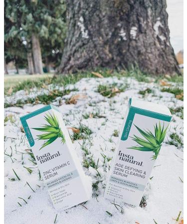 InstaNatural Age-Defying Serum | Anti-Aging & Skin Clearing | 1 fl oz - Buy Online on SooperMarket.com