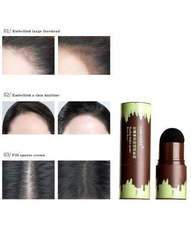 YUECI Hairline Powder - Hair Concealer & Shadow for Forehead Filling - Brown 1g | Light Hair Powder 1 Pack - Buy Online on SooperMarket.com