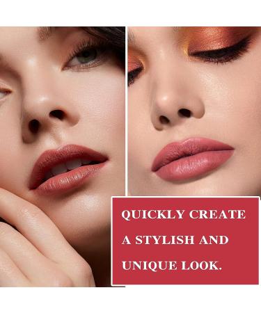 Fusang 3Pcs Nude Matte Lipstick Set - Long Lasting & Nourishing Lipgloss Set | Waterproof Velvet Lip Gloss Set | Crayon Matte Lip Stain for Women - Buy Online on SooperMarket.com