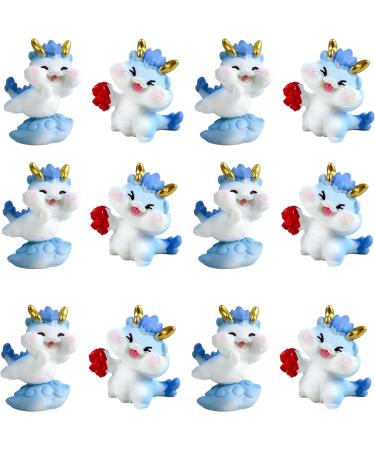 Cyodoos 2PCS New Year Decoration Dessert Cupcake Toppers Spring Festival Party Supplies Baking Accessories Dessert Dragon Selection New Year Party Supply Dragon Cupcake Toppers - Buy Online on SooperMarket.com