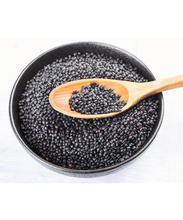 Villa Nostrum Black Beluga Lentils 1kg - Premium Quality Pulses - Buy Online on SooperMarket.com