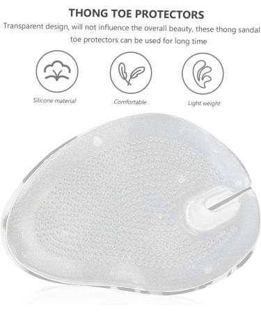 Healeved 4 Pairs Silicone Gel Clip Toe Pad and Protector Set - Clear Gel, Transparent, Soft, and Comfortable - Buy Online on SooperMarket.com