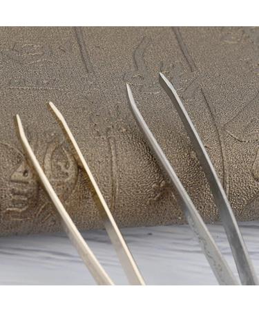 EODNSOFN Stainless Steel Eyebrow Tweezers | Gold/Silver Hair Removal Tool - Buy Online on SooperMarket.com