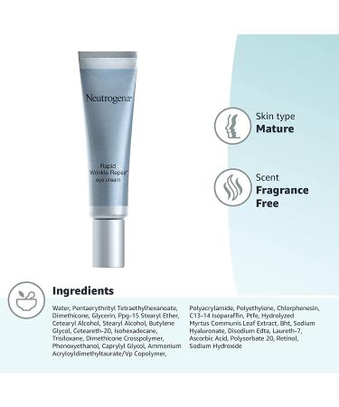 Neutrogena Rapid Wrinkle Repair Eye Cream 0.5 fl oz | Anti-Aging Treatment - Buy Online on SooperMarket.com