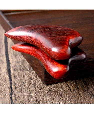 Red Sandalwood Gouache Point Meridian Scrapping Muscle Relaxing Wooden Massager Acupuncture Physical Therapy 1Pcs - Buy Online on SooperMarket.com