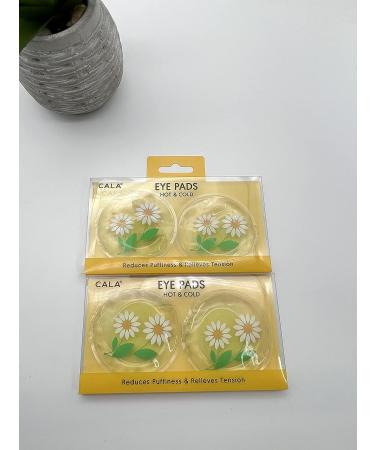 Cala Eye Pads Hot & Cold (Yellow Flower) - Reduce Puffiness, Relieve Tension - Buy Online on SooperMarket.com