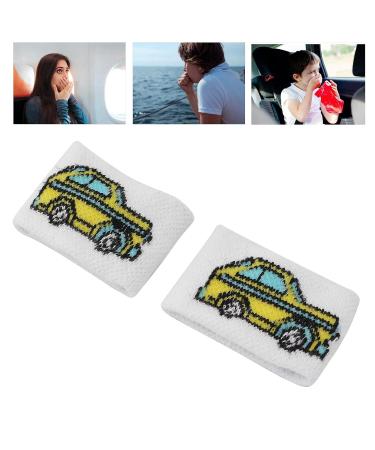 Acupressure Anti-Nausea Wristbands for Cars & Airplanes - Washable, Reusable, Non-Slip Fit - Buy Online on SooperMarket.com