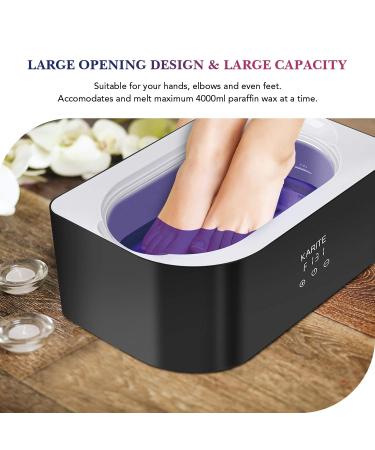 KARITE Lavender Scented Paraffin Wax Refills - 4 Pack for Paraffin Bath Machine, Hand & Feet - Deep Hydration, Pain Relief, Muscle Relaxation - Buy Online on SooperMarket.com