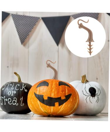 ABOOFAN 200 Pcs Pumpkin Put Pumpkin Stems Fake Plastic Pumpkin Head Pumpkin Ornament Halloween Pumpkin Stems Pumpkin Diy Handle Lantern Decor Plastic Pumpkin Handle Accessories Artificial - Buy Online on SooperMarket.com