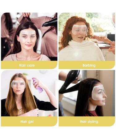 Thinp 50pcs Shower Face Eye Shields - Clear Waterproof Adult Shower Visors for Makeup Protection Hairspray & Eyelid Aftercare - Buy Online on SooperMarket.com