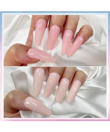 Lofuanna Dip Powder Nail Starter Kit - 2 Colors DIY French Manicure Set for Beginners - Pink Set - Buy Online on SooperMarket.com