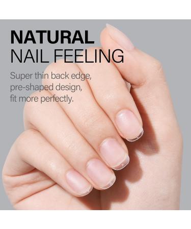 AICLSA Ultra Short Oval Nail Tips - 240 PCS Full Cover Matte Soft Gel False Nails - DIY Press On Nails - 15 Sizes - Buy Online on SooperMarket.com