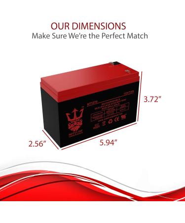 Buy Commercial Upgrade Battery for Wildgame Innovations | 12V 7.5Ah eDRENALINE Rechargeable Tab Style Battery - Fast International Shipping - Buy Online on SooperMarket.com
