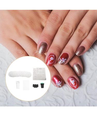 minkissy 1 Set Nail Plate Nail Print Tool Nail Art Stamping Nail Jelly Stamper Nail Image Plate Nail Art Images Silicone Nail Tools Nail Printing Template Image Board Steel Plate Manicure - Buy Online on SooperMarket.com