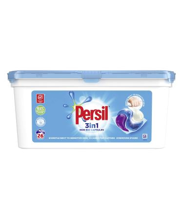 Persil 3 in 1 Non Bio Laundry Washing Capsules 26 Washes 702g