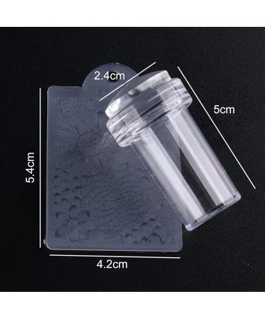 Buy SANWOOD Nail Art Stamper - Portable & Reusable Nail Tool for Perfect Manicure | Purple Design - International Shipping Available - Buy Online on SooperMarket.com