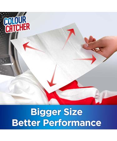 Colour Catcher Premium 2in1 Protect & Revive Laundry Sheets Prevents Colour Run Accidents and Revives Colours - 20 Sheets Unscented 1 count (Pack of 20) - Buy Online on SooperMarket.com