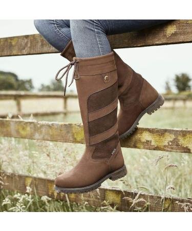 Dublin Kennet Boots 8.5 Chocolate - Premium Leather Riding Boots - Buy Online on SooperMarket.com